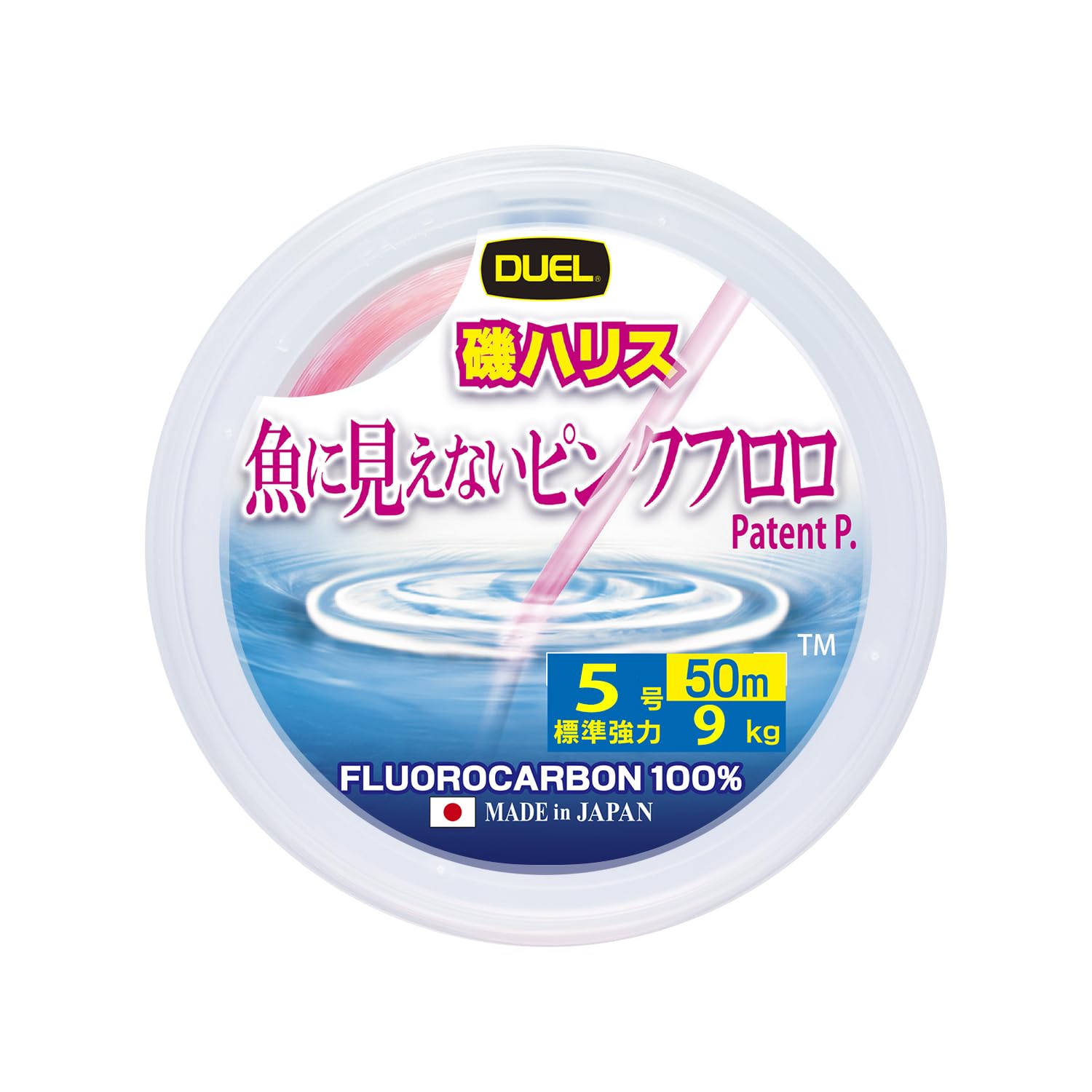 

DUEL Fish-Invisible Pink Fluorocarbon Rock Line, 50m, Size 5