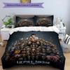 Messi Lionel Messi Football Legend Personalized Name Bedding Set,Airy Bed Linen for Sports Room Decor,Perfect Teenager Gift,Double Sided Duvet Cover w