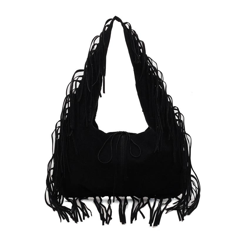 

Сумка-пельмень, Одноплечная сумка подмышку большой вместимости, Ретро сумка-тоут, Повседневная и простая одноплечная сумка чёрный