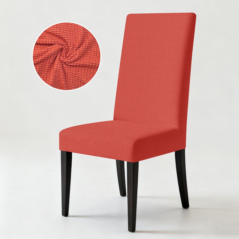 1PC Oversized Stretch High Back Dining Chair Covers Fashion Removable Spandex Protector Kitchen Thickened Soft Chair Cover