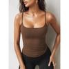 BITCED Women's Fashion Casual U-Neck Sleeveless Blouses & Shirts