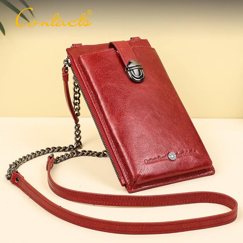 Womens Crossbody Bag Genuine Leather Top Grain Small Square Phone Keys Casual Daily Use