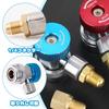 R134A Quick Joint 8 Piece Set Conversion Adapter Quick Connector