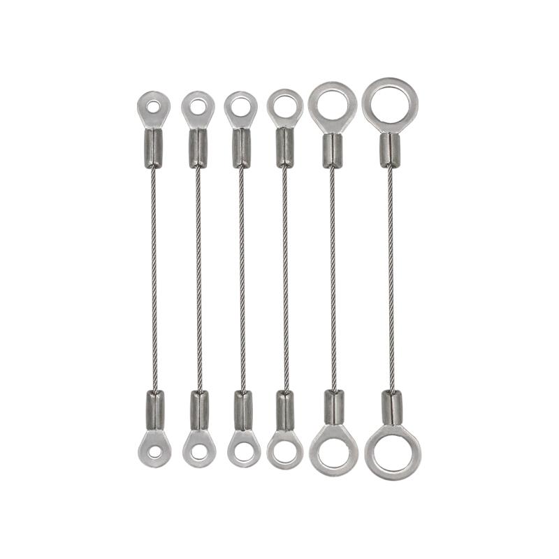 10Pcs Stainless Steel Cross Cable Clamp Wire Rope Cross Clips