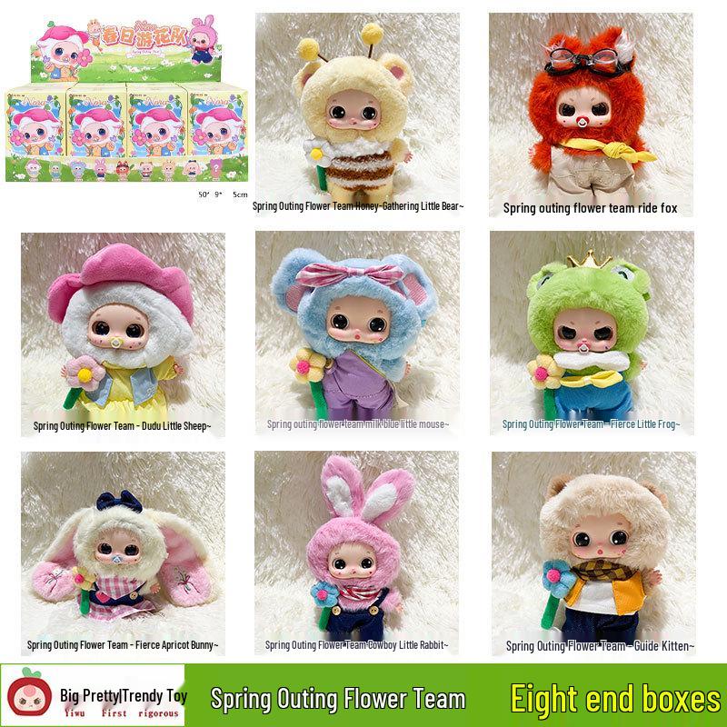 Big Cute Plush Blind Box Lily Rabbit Figurine Doll Pendant for Three-Year-Olds