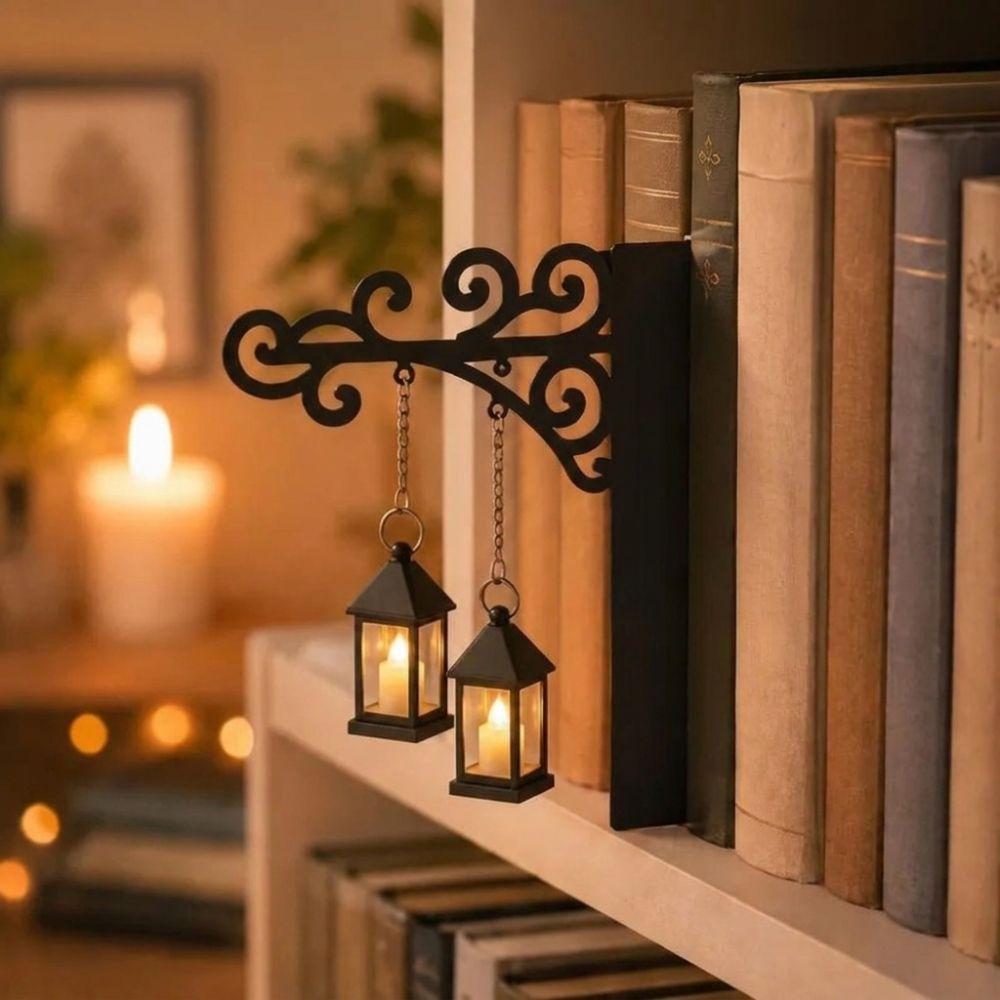 Decorative LED Book Nook Lamp Warm White Light Pumpkin Ghost Lantern Dorm Room