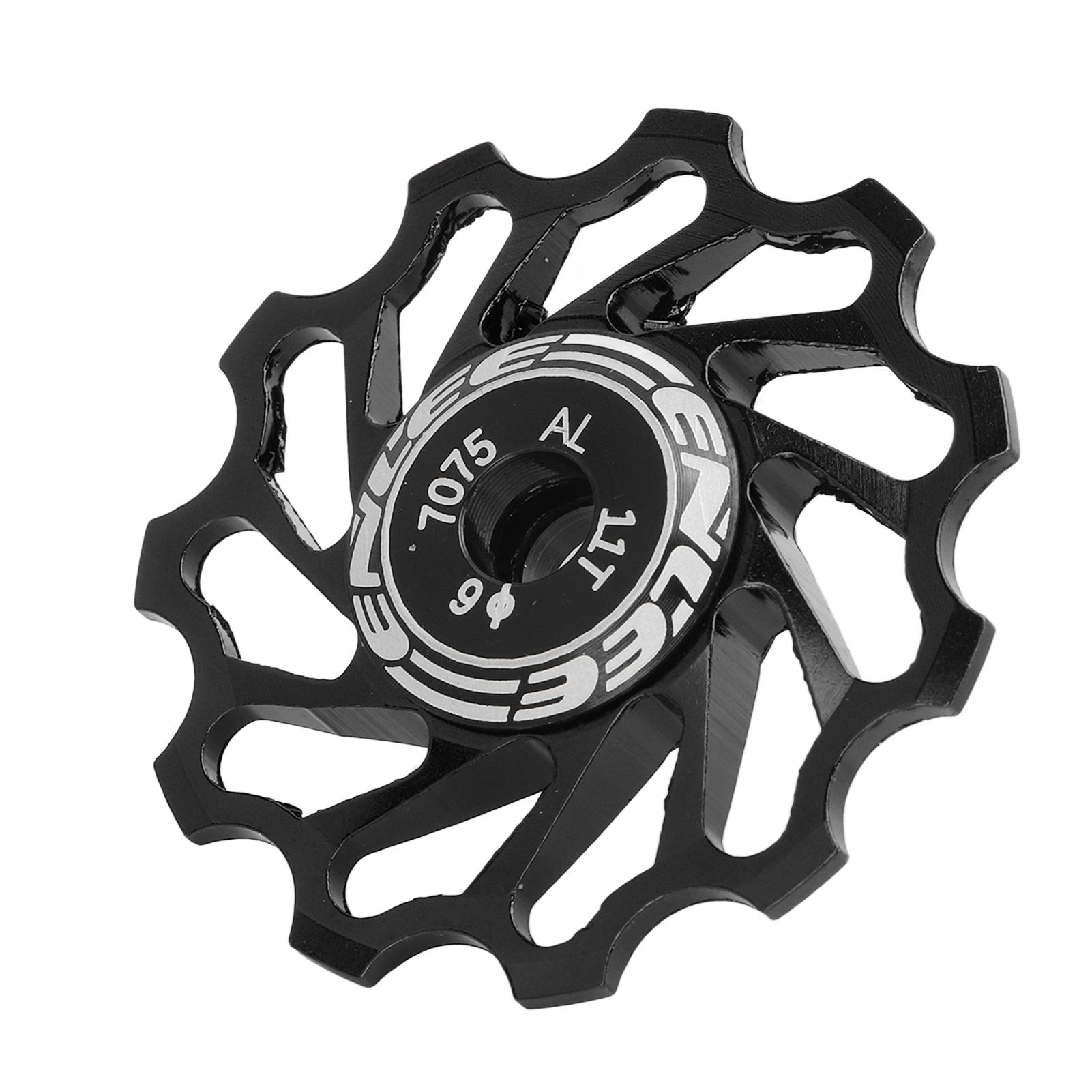 

Колесо заднего переключателя горного велосипеда 11T Металлический керамический направляющий ролик заднего колеса Велосипедный аксессуарКрасный