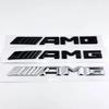 WXAKF1 Hot 2026 New For Benz 3d ABS Black Logo AMG Emblem Letters Car Trunk Badge For Mercedes Benz W204 W205 W176 W177 W212 W213 AMG S