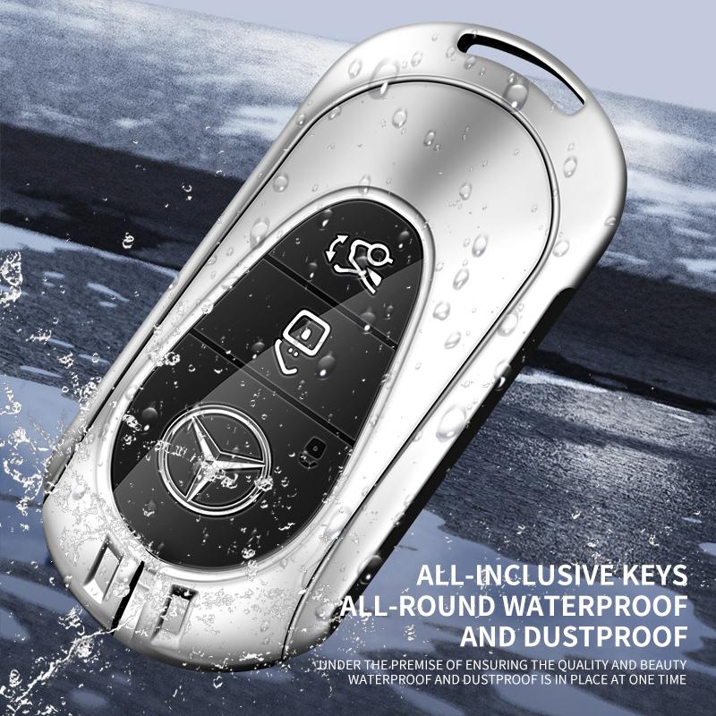 VBTYB1 Hot 2026 For Benz For Mercedes-Benz AMG C-Class S-Class GLC EQE EQS W223 X254 V297 V295 W206 S206 X206 Car Zinc Alloy Key Case B