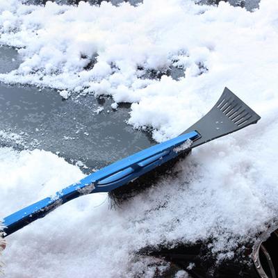 Snow Scraper Anti-scratch Non-slip Portable Multifunctional Rust-proof Ergonomics Handle Removing Dust Winter Automotive Windshield Snow Scraper