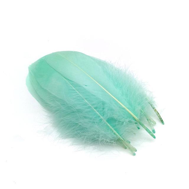 20pcs /Lot Goose Feathers For Crafts Diy Pluams Jewelry Making Wedding Clothing Decoration Accessories Needlework Plumes 15 .20cm