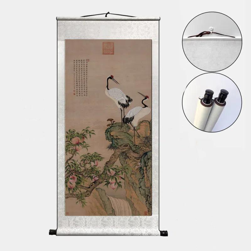 Antikes Landschaftsgemälde Hängerolle Traditionelle Chinesische Malerei Rolle Wohnzimmer Arbeitszimmer Dekorative Hängerolle