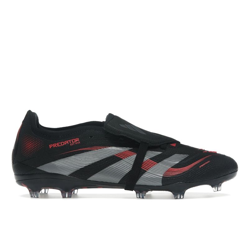 Adidas Predator 24 Pro Foldover Tongue FG Stealth Victory Pack Unisex Sneakers Black Core-Black Grey-Four JR3108