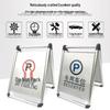 Hanlang Folding Stainless Steel No Parking Sign