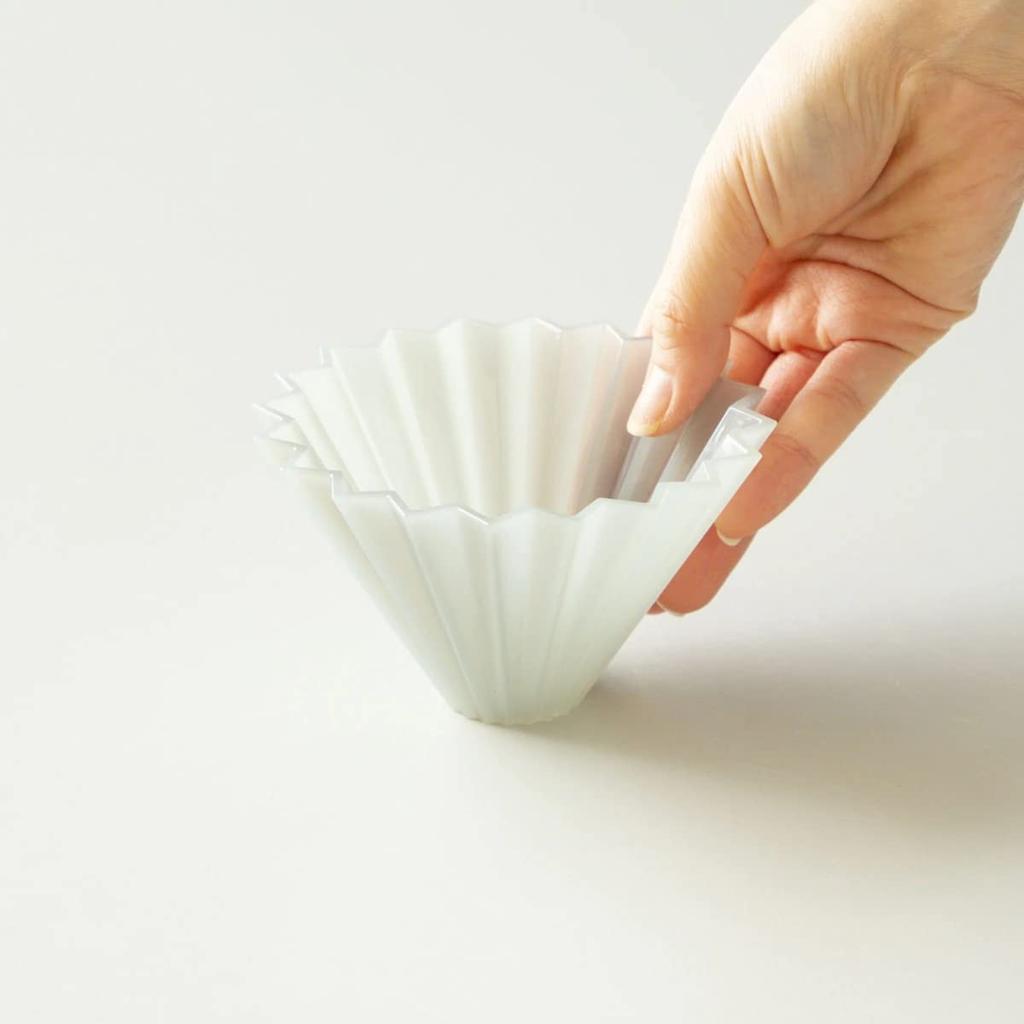 ORIGAMI Dripper Air S (for 1-2 Cups), Matte Gray, Made In Japan