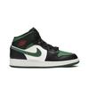 Air Jordan 1 Mid GS Black Pine Green 554725-067