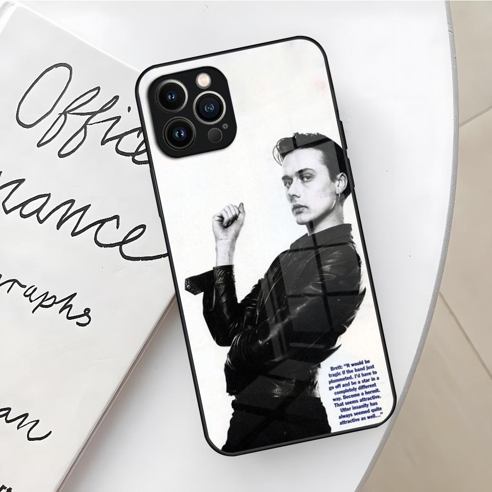 

Suede Brett Anderson Phone Case for Iphone 16 15 14 12 11 13 Pro Max Mini X Xr Xs Se 8 Puls glass Cover iPhone15 Plus