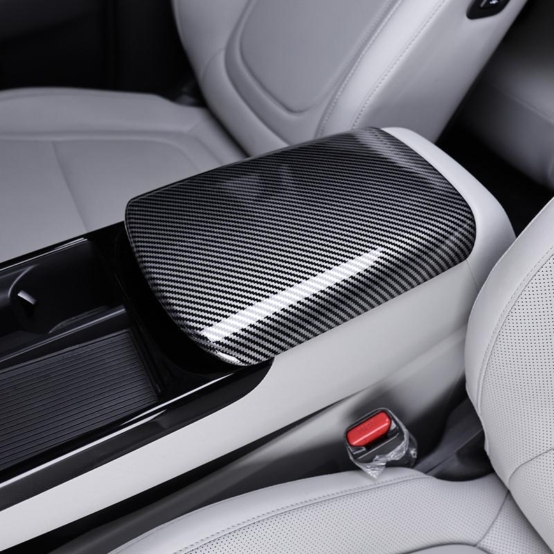 For Hyundai Tucson NX4 -2026 Carbon Fiber Armrest Box Cover Trim Interior Accessories