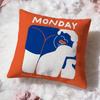 Hot People Living in a Frame Cushion Cover Soft Washable Pillow Case Multi-Scene for Couch Bed Travel Office Use