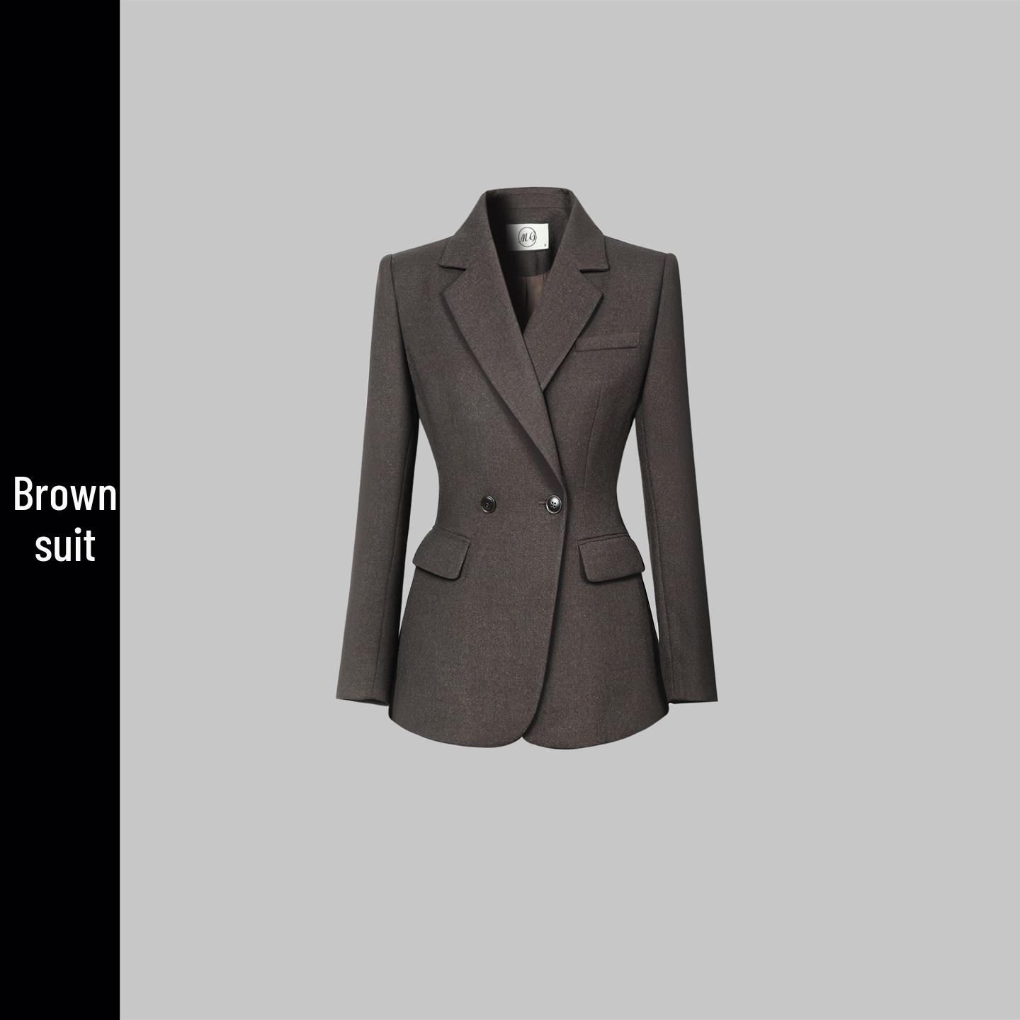 

Women s High-End Professional Black Suit Set: Elegant Formal Wear for Workplace and Interviews, Perfect for Spring and Autumn. XL
