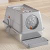 Stainless Steel Top-Entry High-Sided Cat Litter Box with Flip-Top and Anti-Splash Design
