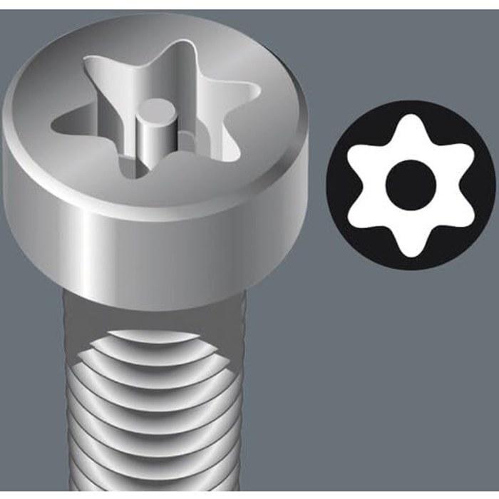 WERA Vera Bore Torx TX27 Driver Bit 6.35mm 89mm 060057