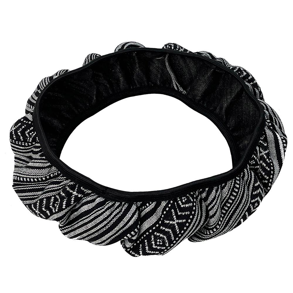 

AUTO PLUS Универсальная льняная оплетка на руль Эластичная цветная полоса С губками Оплетает руль B