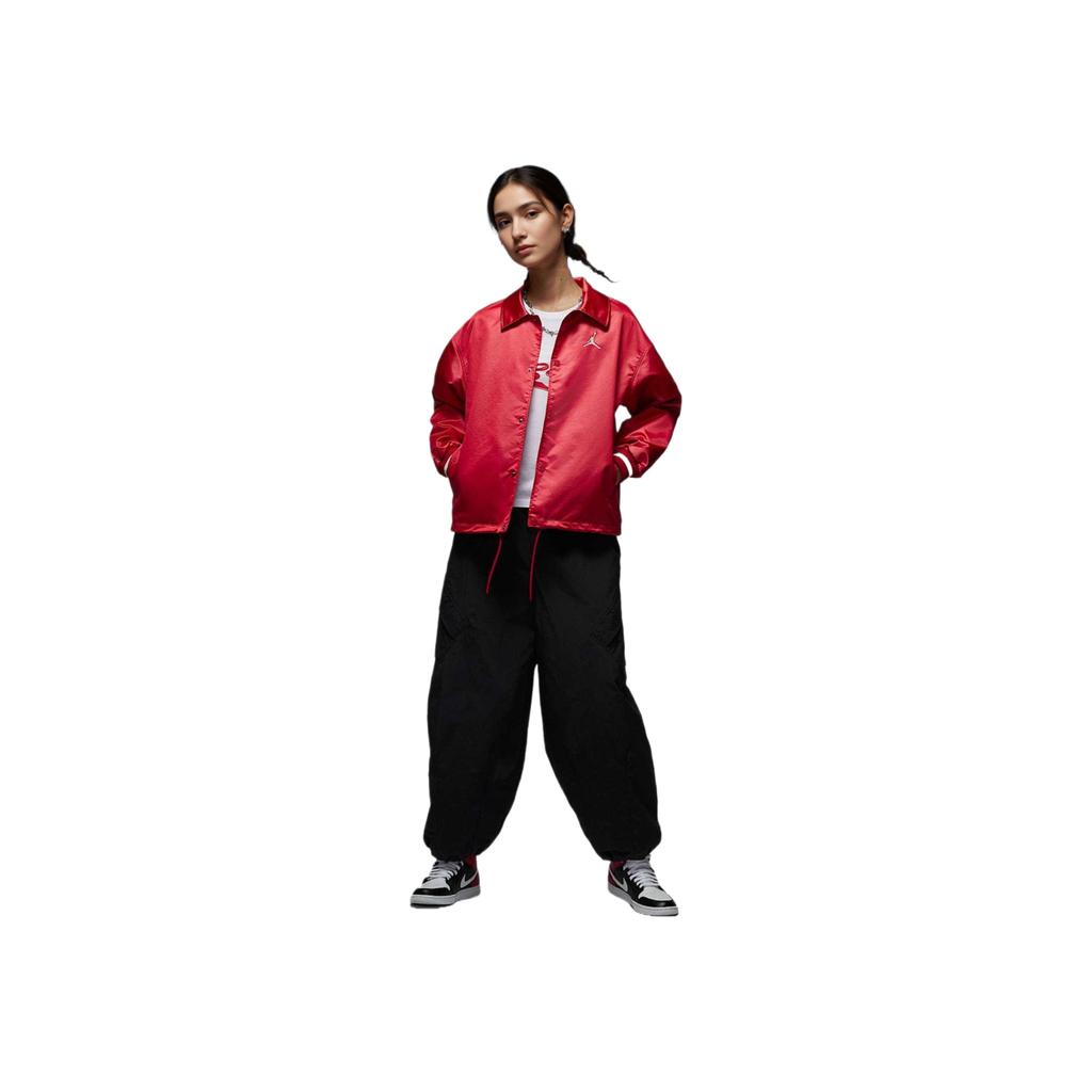 Jordan Mode Bequem Vielseitig Weiche Jacke Damenjacken Campus-Rot Sail HJ0088-636