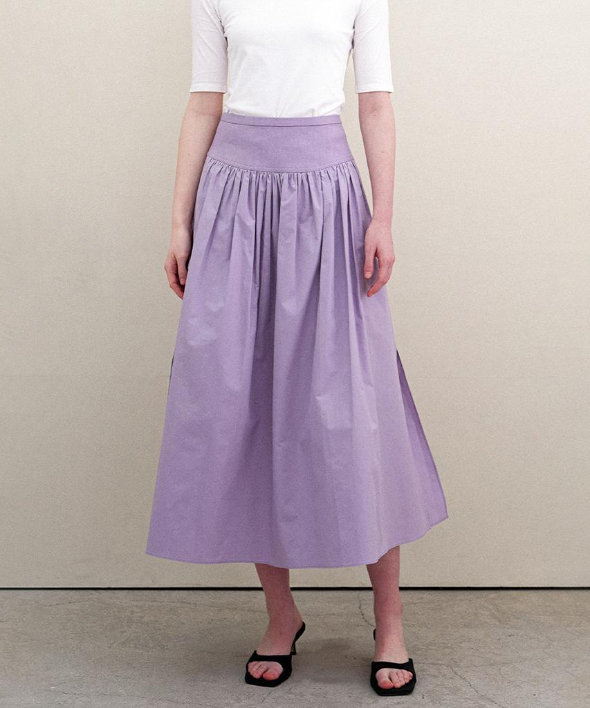 Biyul Flare Cotton Long Skirt