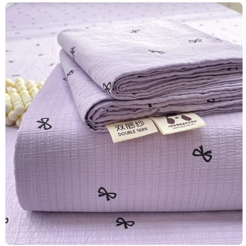 Jianshangjia A-Class Double Layer Gauze Bedsheet