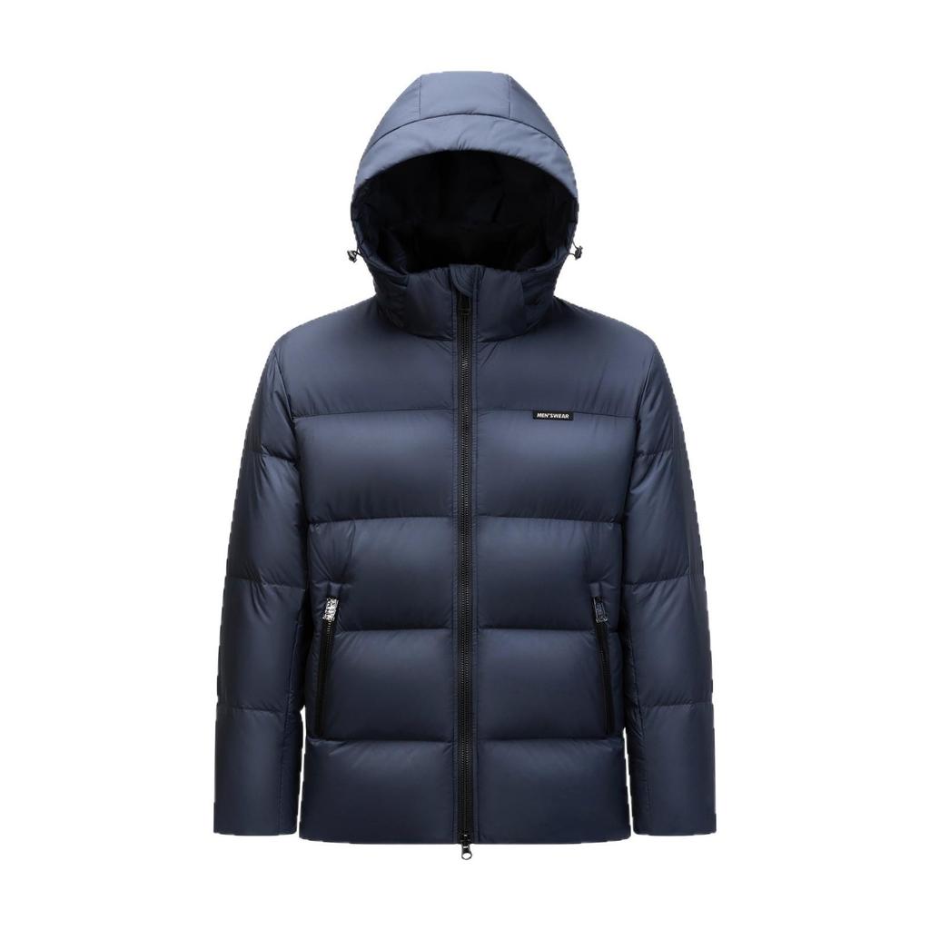 Men's 2025 Winter Goose Down Puffer Jacket - Casual Loose Fit, Cold Protection, Plus Size, Dad's Style