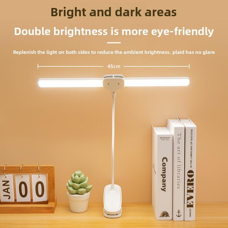 LED Clip-on Eye Protection Reading USB Charging Desk Lamp