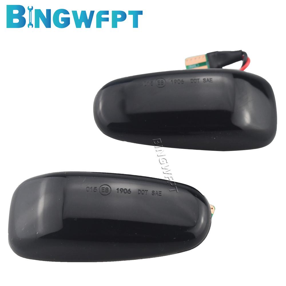 2X Indicator Light Lamp Side Repeater For Benz W210 W208 W638 CLK SLK-Class 2108200921 Car Side Marker Light For Mercedes