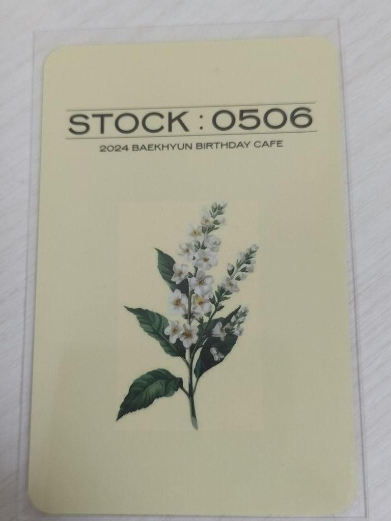 [USED] EXO Baekhyun Trading Card BIRTHDAY CAFE