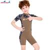 Kids 2.5mm Neoprene Wetsuit Short Sleeve Full Body Swimwear Cold Water Swimming Diving Winter