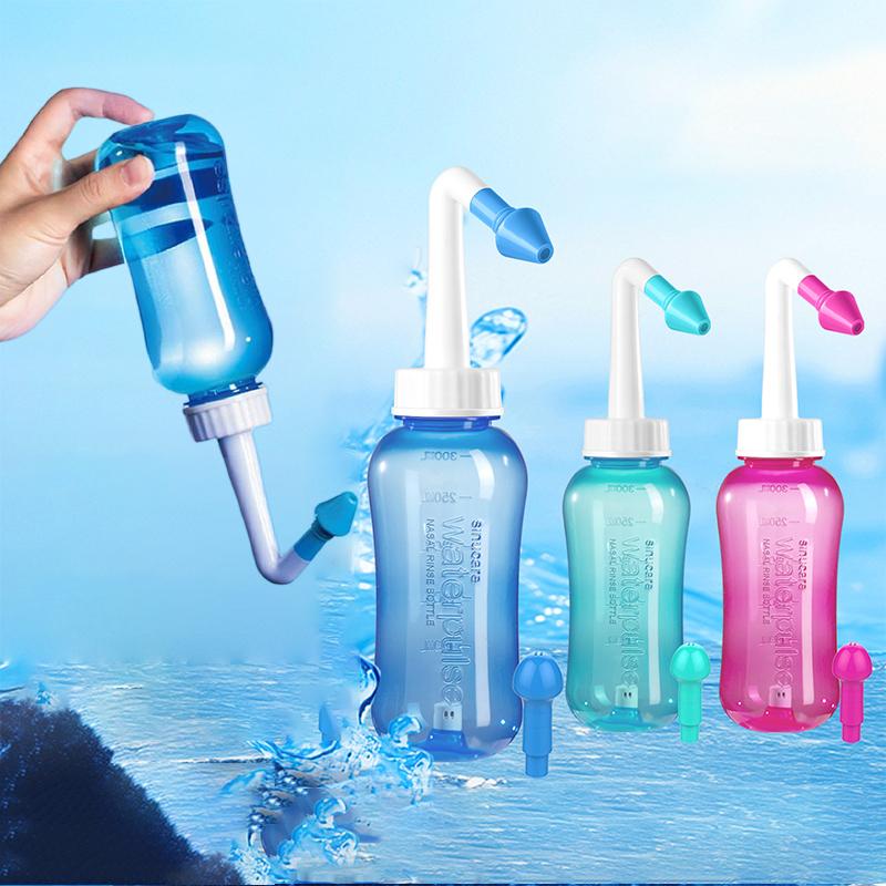 Nasal Wash Cleaner Spray Nasal Irrigator Neti Pot Rinse Nose Cleaner Avoid Sinusitis Rhinitis Treatment Health Care 300/500Ml