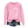 Unisex Fashion Printed Long Sleeve Neck Sweatshirt for Casual Wear