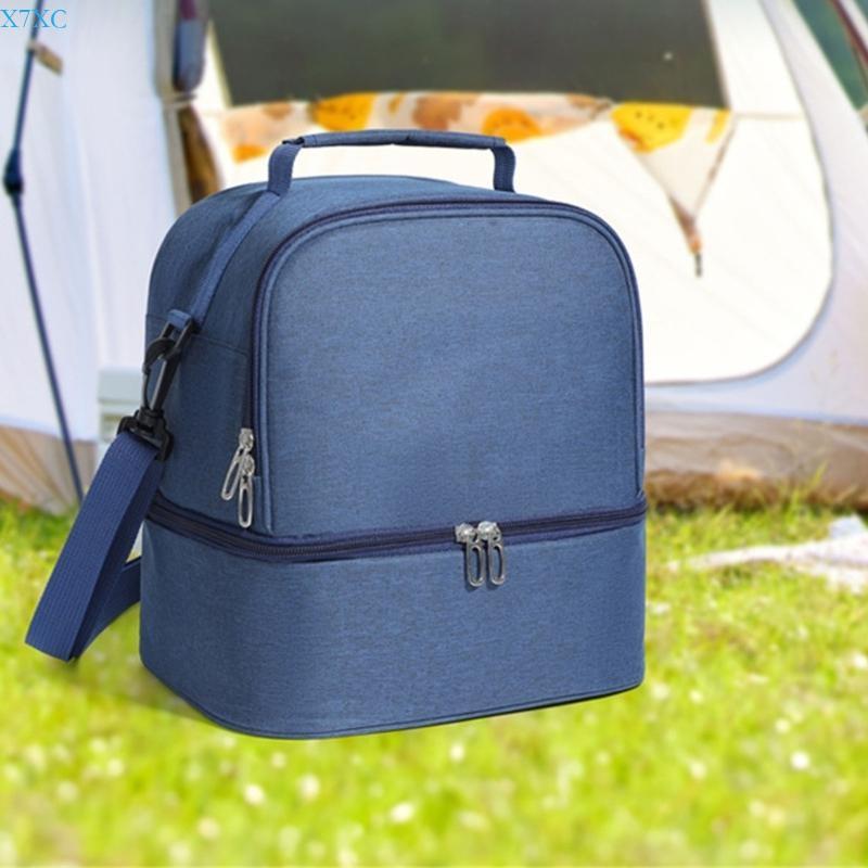 X7XC Cooling Bag Thermal Bag Large Capacity Lunch Bag Insulated Bag for Picnics Work