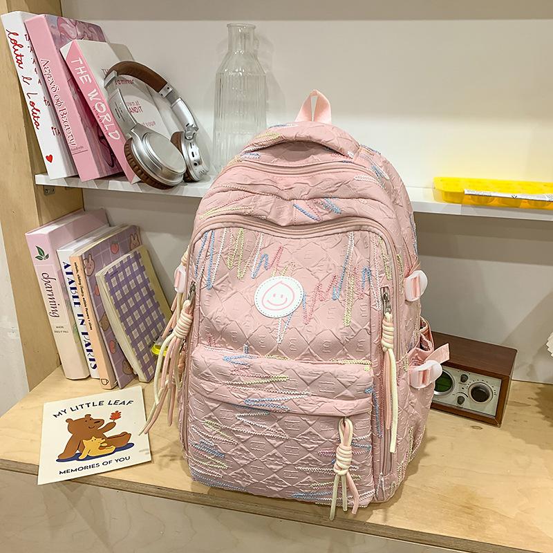 Korean Version of The Sen Series Large Capacity Backpack High School Students Fashionable Lightweight Backpack