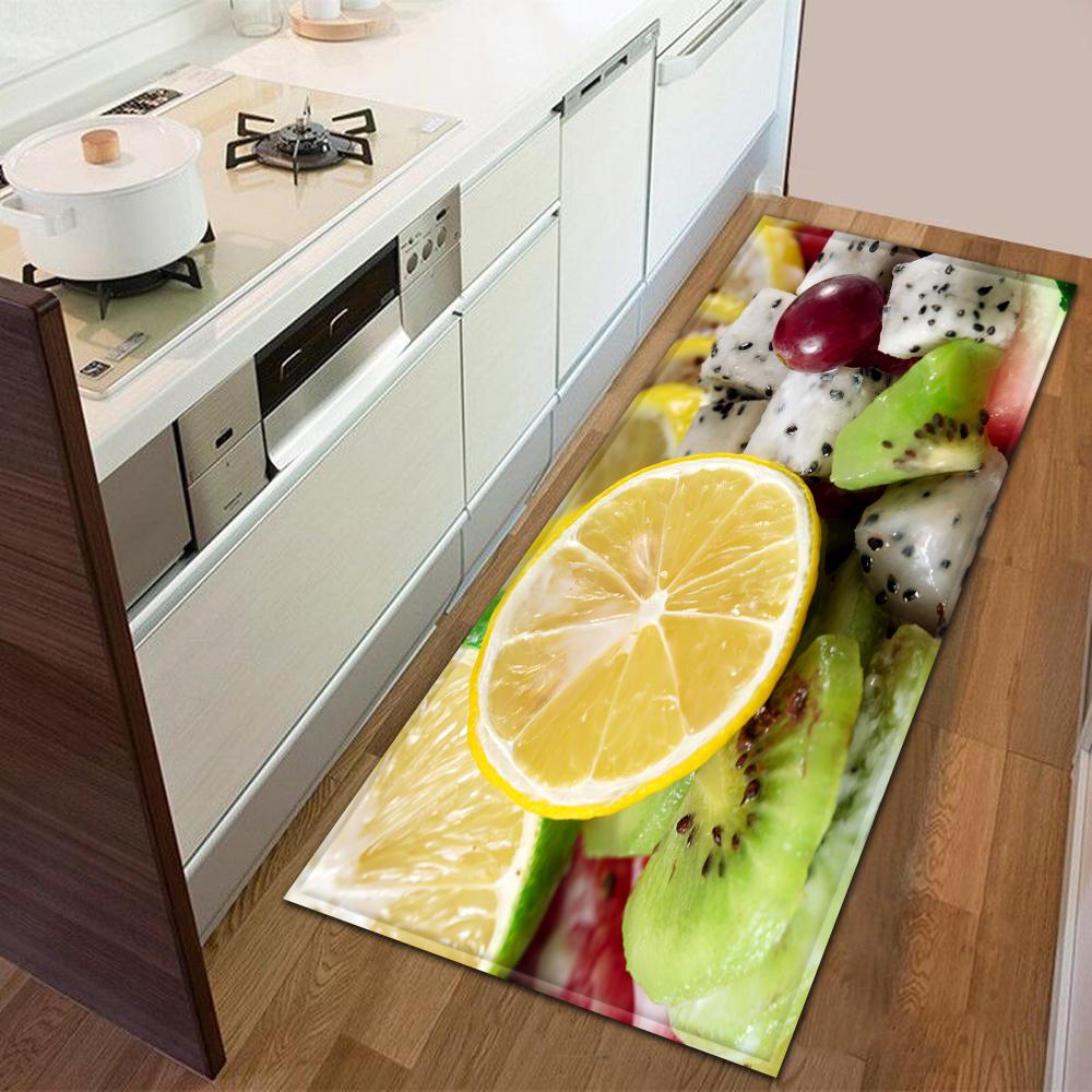 Kitchen Door Mat Bedroom Carpet Non-slip Floor Balcony Corridor Long Carpet Bedside Living Room Floor Mat