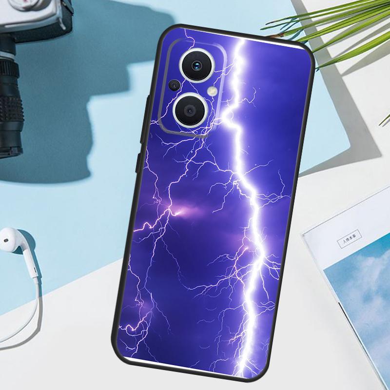 Sky Lightning Style Cover For OPPO Reno 11 12 13 14 Pro 11F 12F 13F 14F 7 8 Lite OPPO Find X5 X6 X8 X9 Pro Case