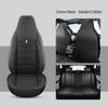 Universal Full Leather Sport Car Seat Cushion Cover - All-Season Fit