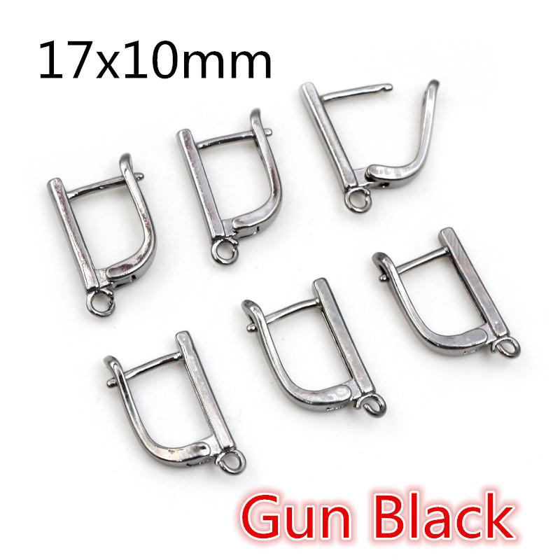 10pcs 3-Styles Gold Color French Earring Hooks Lever Back Open Loop Setting for DIY Earring Clips Clasp Jewelry Making Findings