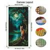 Forest River Cat Large Size Diamond Painting Scenery Animals Diy Full Square Round Drill Rhinestone Embroidery Mosaic Cross Stitch Kits