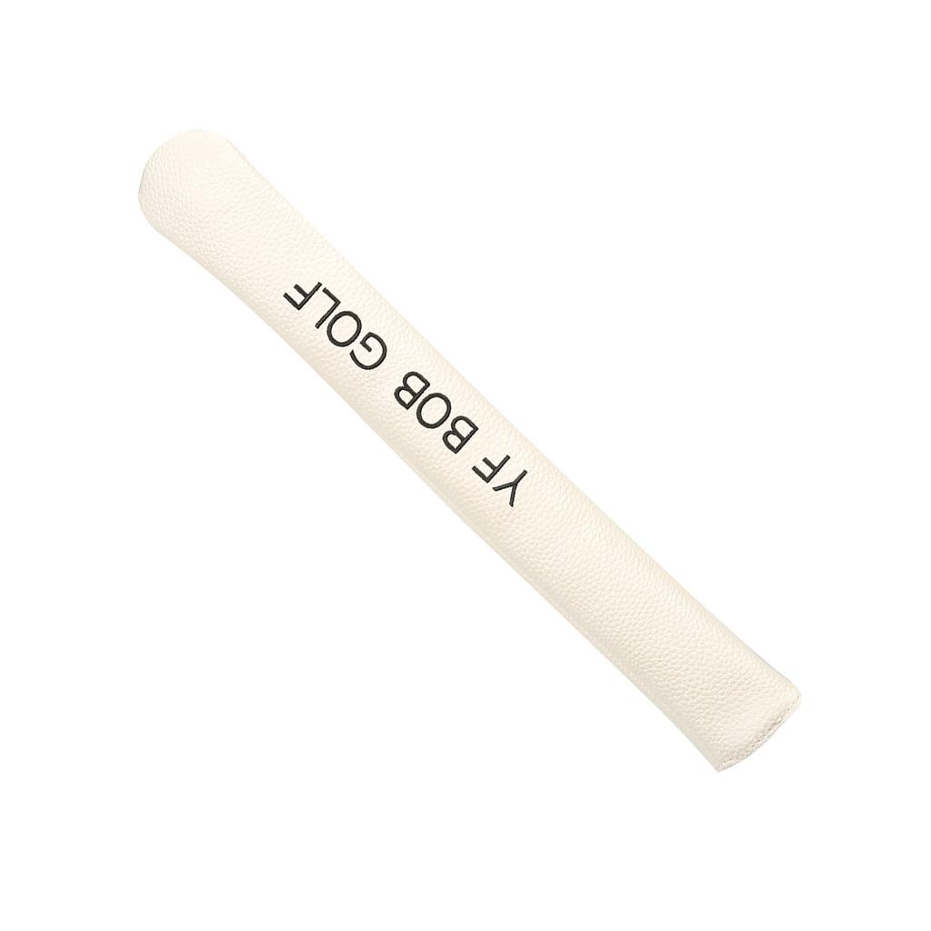 PU Leather Golf Alignment Stick Protective Cover Case Golf Alignment Head Cover Holder Hold Golf Sticks for Men Women