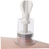Nipple Corrector Set 2PCS: Painless Gentle Pull for Inverted Flat Nipples - Breastfeeding Helper with Discreet Design for Easy Concealment Under