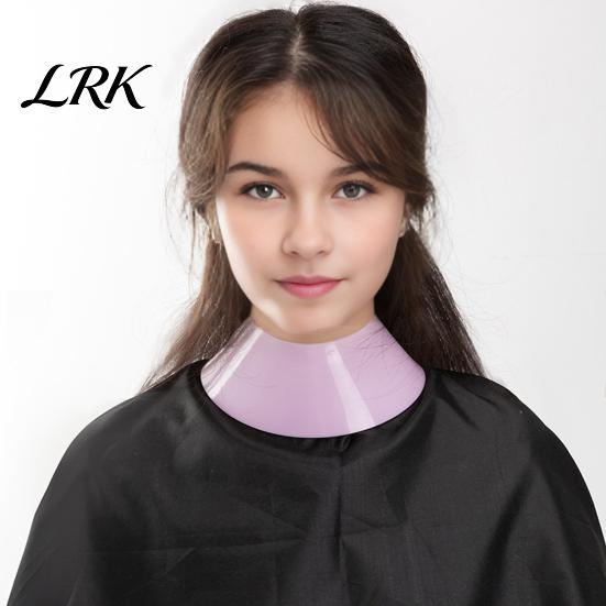 Barber Shop Supplies Silicone Hair Cutting Collar, Waterproof Haircut Neck Wrap Guard, Guard Dyeing Pad for Hairdressing Reusable Cape