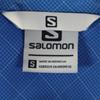 SALOMON Check Pattern Short sleeve shirt S Blue Men's Used