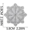 Winter Snowflake Embroidery Cloth Sticker Ironing Holiday Decoration Accessories Scarf Luggage Embellishment Snowflake Repair Embroidery Patch