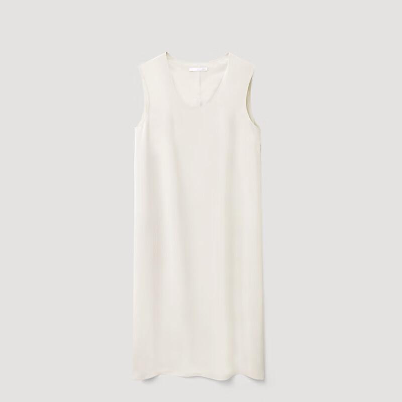 OVV Women's Heavy Silk Crepe Sleeveless Dress